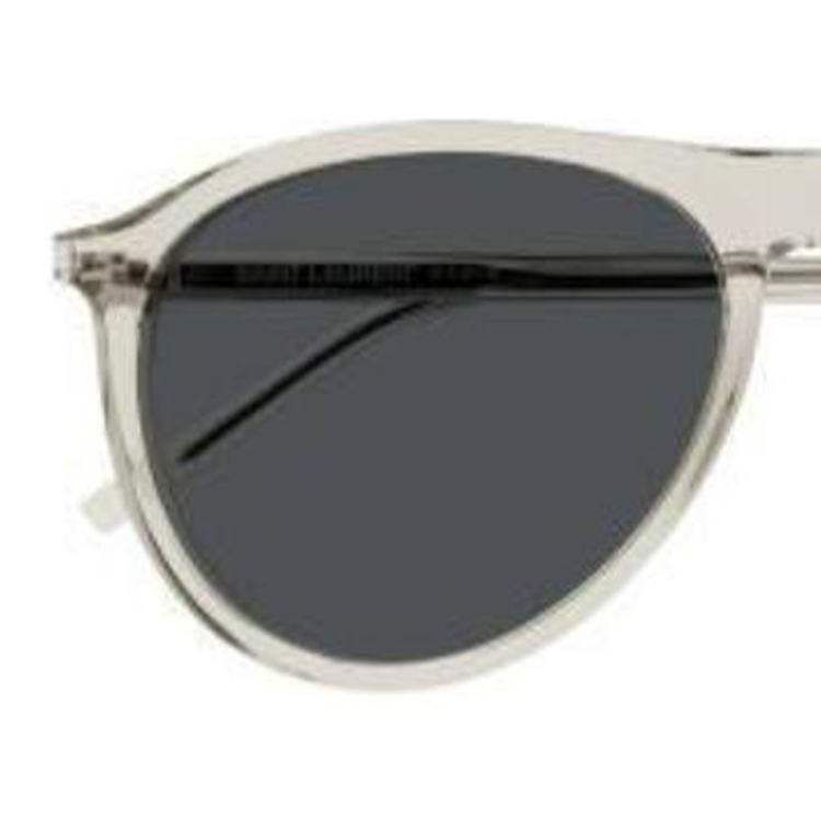Saint Laurent Butterfly Sunglasses Grey Unisex Couple Style with Engraved Temples SL667003 圖 4