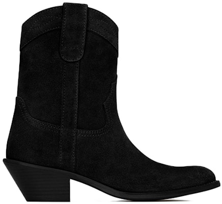 Botas de Tobillo Saint Laurent Gamuza Negra Estilo Cowboy. 66929025T001000 Order Botas de Tobillo Saint Laurent Gamuza Negra Estilo Cowboy. 66929025T001000