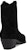 Saint Laurent But Suede Kulit Anak Lembu 'Cowboy Black' 66929025T001000