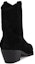 Purchase Saint Laurent But Suede Kulit Anak Lembu 'Cowboy Black' 66929025T001000