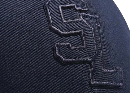 圣罗兰海军蓝/茶色帆布与拉菲草棒球帽 Lookbook 圣罗兰海军蓝/茶色帆布与拉菲草棒球帽