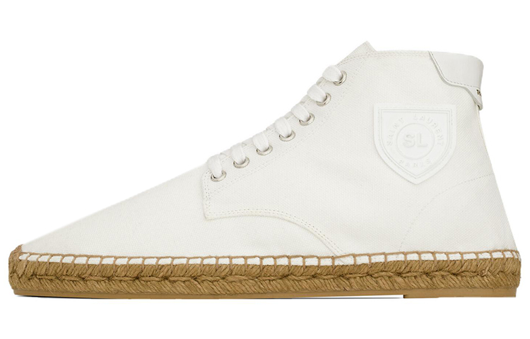 Saint Laurent Canvas High-Top 'White' 73767512N909026