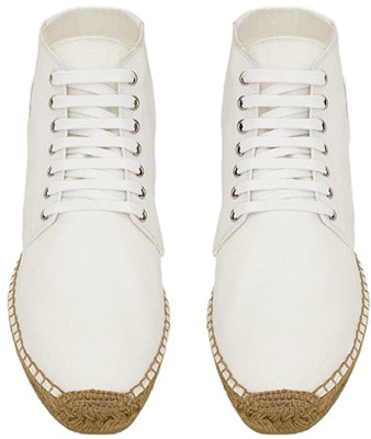 Saint Laurent Canvas High-Top 'White' 73767512N909026 Lookbook Saint Laurent Canvas High-Top 'White' 73767512N909026