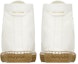 Shop Saint Laurent Canvas High-Top 'White' 73767512N909026