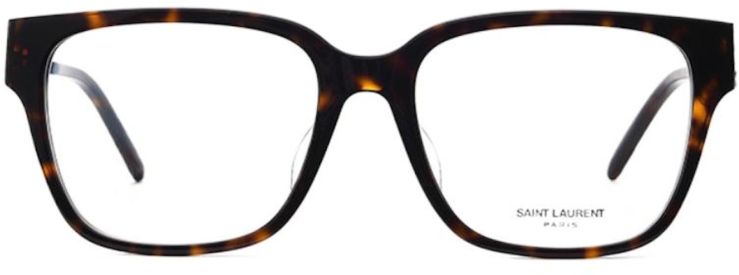 SAINT LAURENT Capsule Metallic Logo Square Optical Glasses Tortoise Unisex SLM48O-A/F-003 Lookbook SAINT LAURENT Capsule Metallic Logo Square Optical Glasses Tortoise Unisex SLM48O-A/F-003