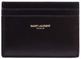 Saint Laurent Card Case in Smooth Leather Black Saint Laurent Card Case in Smooth Leather Black