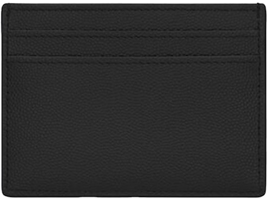 Saint Laurent Cassandre (5 Card Slot) Card Case Black Logo Matte Black Order Saint Laurent Cassandre (5 Card Slot) Card Case Black Logo Matte Black