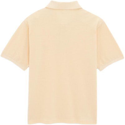 SAINT LAURENT Cassandre Beige Polo Shirt dengan Logo Bordir untuk Pria. 713901Y37HC7265 Lookbook SAINT LAURENT Cassandre Beige Polo Shirt dengan Logo Bordir untuk Pria. 713901Y37HC7265