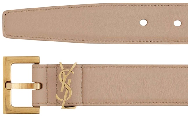 Saint Laurent Cassandre Belt With Square Buckle In Shiny Box Saint Laurent Leather Dark Beige Order Saint Laurent Cassandre Belt With Square Buckle In Shiny Box Saint Laurent Leather Dark Beige