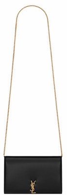 Saint Laurent Cassandre Chain Wallet In Glossy Smooth Leather Black Buy Saint Laurent Cassandre Chain Wallet In Glossy Smooth Leather Black