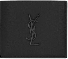 Saint Laurent Cassandre East/West Wallet Black Logo Matte Black Saint Laurent Cassandre East/West Wallet Black Logo Matte Black