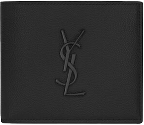 Saint Laurent Cassandre East/West Wallet Black Logo Matte Black Buy Saint Laurent Cassandre East/West Wallet Black Logo Matte Black