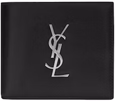 Saint Laurent Cassandre East/West Wallet Silver Logo Black Saint Laurent Cassandre East/West Wallet Silver Logo Black