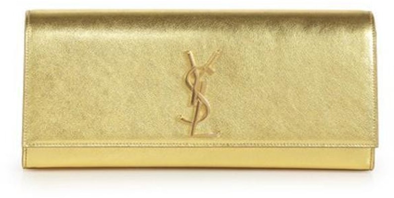 Saint Laurent Cassandre Evening Clutch Metallic Gold Buy Saint Laurent Cassandre Evening Clutch Metallic Gold