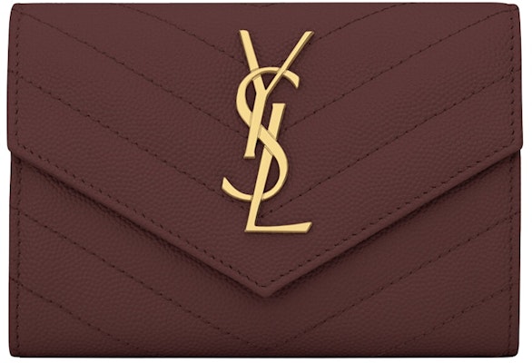 Saint Laurent Cassandre Grain De Poudre Envelope Wallet Small Rouge Legion Buy Saint Laurent Cassandre Grain De Poudre Envelope Wallet Small Rouge Legion