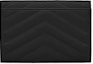 Order Saint Laurent Cassandre Grain De Poudre Envelope Wallet Small Noir