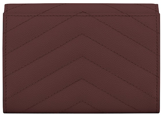 Saint Laurent Cassandre Grain De Poudre Envelope Wallet Small Rouge Legion Order Saint Laurent Cassandre Grain De Poudre Envelope Wallet Small Rouge Legion