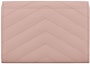 Order Saint Laurent Cassandre Grain De Poudre Envelope Wallet Small Pale Pink