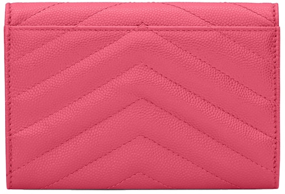 Saint Laurent Cassandre Grain De Poudre Envelope Wallet Small Fuchsia Order Saint Laurent Cassandre Grain De Poudre Envelope Wallet Small Fuchsia
