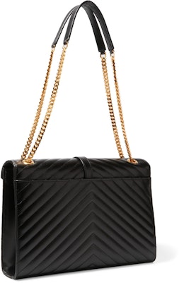 Saint Laurent Cassandre Grain de Poudre Quilted Large Black Order Saint Laurent Cassandre Grain de Poudre Quilted Large Black