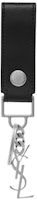 Saint Laurent Cassandre Key Ring In Smooth Leather Black Saint Laurent Cassandre Key Ring In Smooth Leather Black