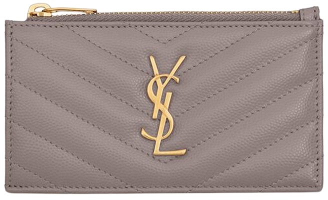 Saint Laurent Cassandre Matelasse Zipped Fragments Card Case De Poudre Embossed Fog Buy Saint Laurent Cassandre Matelasse Zipped Fragments Card Case De Poudre Embossed Fog