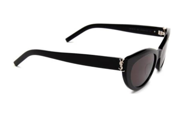 SAINT LAURENT Cat-Eye Acetate Sunglasses Black Unisex with Side Logo. SLM115001 圖 4