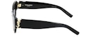 Shop Kacamata Hitam Saint Laurent Cat-Eye Irregular Frame 671762Y99011000