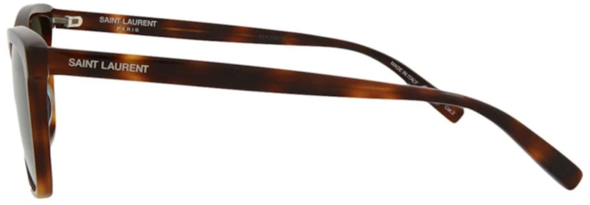 圣罗兰猫眼框醋酸太阳镜哈瓦那/绿色 (SL502-30013066-003-20357) Order 圣罗兰猫眼框醋酸太阳镜哈瓦那/绿色 (SL502-30013066-003-20357)