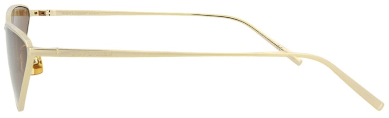 Saint Laurent Cat Eye Sunglasses Gold/Brown (SL487-30011583-003) Lookbook Saint Laurent Cat Eye Sunglasses Gold/Brown (SL487-30011583-003)