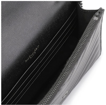 Saint Laurent Chain Wallet Monogram Black Lookbook Saint Laurent Chain Wallet Monogram Black