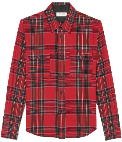 saint-laurent-checkered-single-breasted-long-sleeve-shirt-636581-y2-b376278