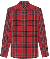 Lookbook Saint Laurent Checkered Single-Breasted Long-Sleeve Shirt 636581Y2B376278