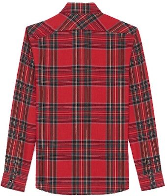 Saint Laurent Checkered Single-Breasted Long-Sleeve Shirt 636581Y2B376278 Lookbook Saint Laurent Checkered Single-Breasted Long-Sleeve Shirt 636581Y2B376278