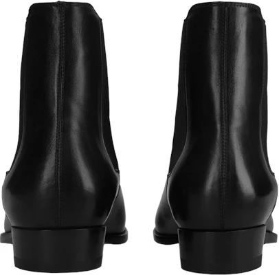 SAINT LAURENT 聖羅蘭 皮質 時尚休閒切爾西靴 黑色 Shop SAINT LAURENT 聖羅蘭 皮質 時尚休閒切爾西靴 黑色