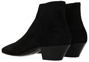 Lookbook Saint Laurent Sepatu Boot Chelsea 'Black Suede' Hitam 5819560LI001000