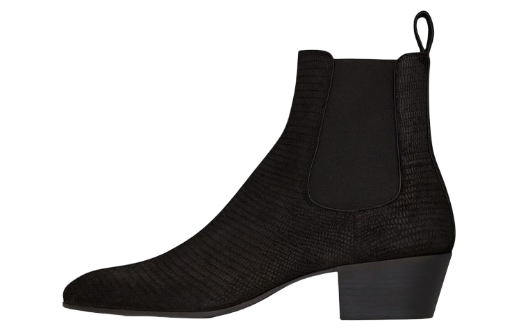 Saint Laurent Chelsea Boot 'Black Suede' 6323881YO001000