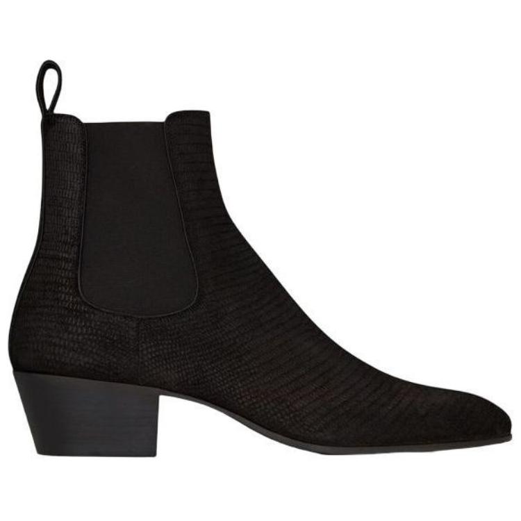 Order Saint Laurent But Chelsea 'Hitam Suede' 6323881YO001000