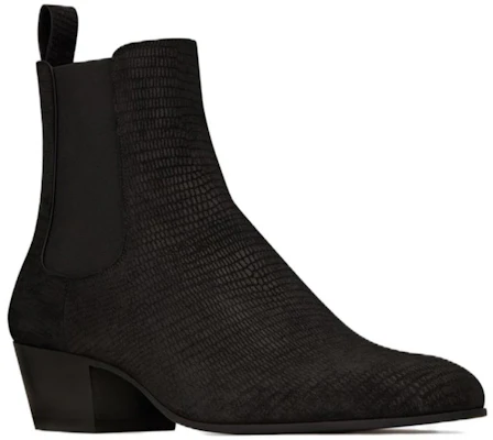 Saint Laurent But Chelsea 'Hitam Suede' 6323881YO001000 Lookbook Saint Laurent But Chelsea 'Hitam Suede' 6323881YO001000
