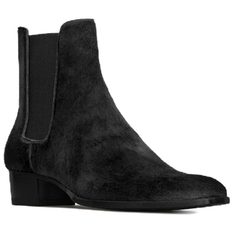 Lookbook 생 로랑 첼시 부츠 '딥 블랙' (40 characters) 6490991QU001000