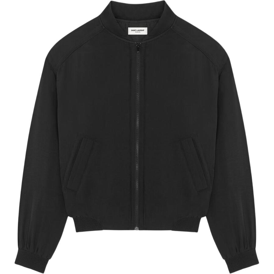Saint Laurent Classic Black Slim Fit Long Sleeve Jacket for Men POIZON2406211461