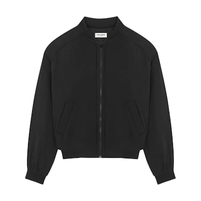 Saint Laurent Classic Black Slim Fit Long Sleeve Jacket for Men POIZON2406211461