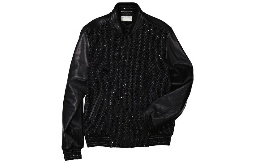 Saint Laurent Classic Black Zip-Up Jacket for Men 612156Y1A031081