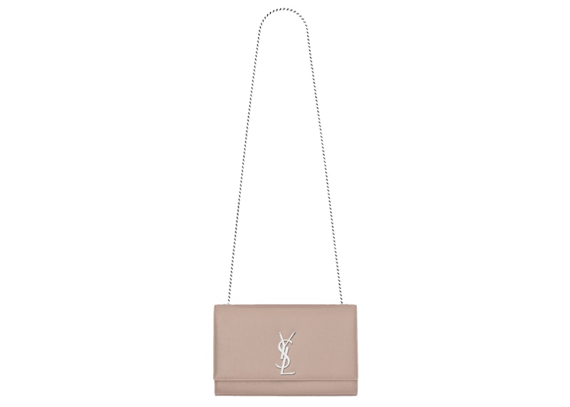 Saint Laurent Classic Kate Satchel Grain de Poudre Medium Rosa Cipria