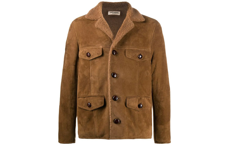 Saint Laurent Classic Single-Breasted Jacket for Men 625076YC2TB2047