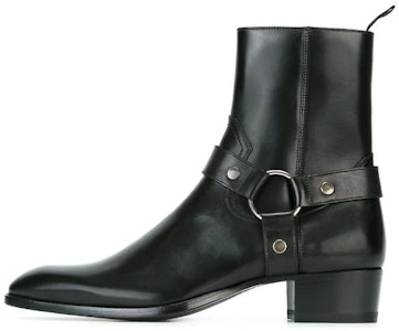 聖羅蘭經典Wyatt束帶時尚休閒短靴(黑色) Buy 聖羅蘭經典Wyatt束帶時尚休閒短靴(黑色)