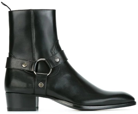 Saint Laurent Classic Wyatt 'Black Harness' Hitam Klasik 443190AQS001000 Order Saint Laurent Classic Wyatt 'Black Harness' Hitam Klasik 443190AQS001000