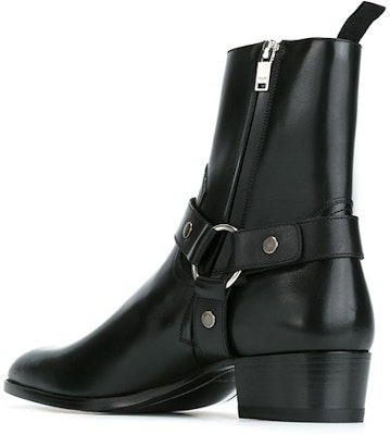 Saint Laurent Classic Wyatt 'Black Harness' Hitam Klasik 443190AQS001000 Lookbook Saint Laurent Classic Wyatt 'Black Harness' Hitam Klasik 443190AQS001000