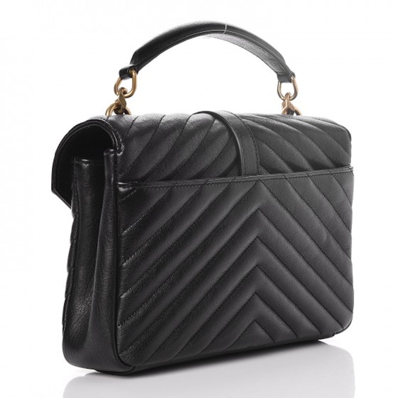 Saint Laurent College Matelasse Medium Black 圖 2