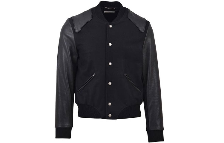 Saint Laurent Colorblock Single-Breasted Long-Sleeve Jacket 504064Y158S1000